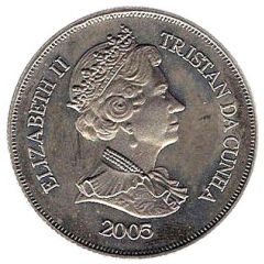 1 Crown - Elizabeth II 4th portrait, VE Day