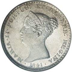 500 Réis - Maria II