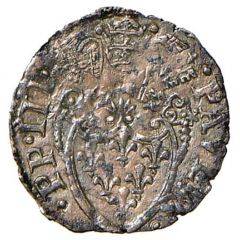 1 Quattrino - Paul III St. Peter standing