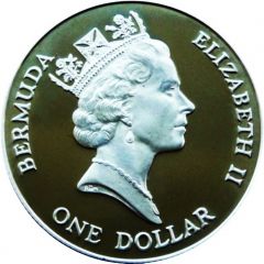 1 Dollar - Elizabeth II WWF Conserving Nature - Rock Skink