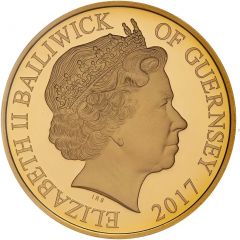 5 Pounds - Elizabeth II Sapphire Jubilee, Gold Proof