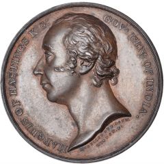 Medal - George III British Victories in India, bronze