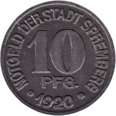 10 Pfennig - Spremberg