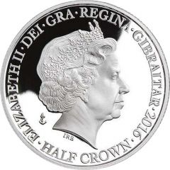 1/2 Crown - Elizabeth II Battle of the Atlantic - You saved the land...