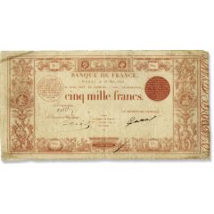 5000 Francs - type 1846