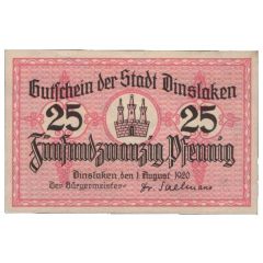 25 Pfennigs