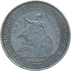 Replica - 1 British Trade Dollar