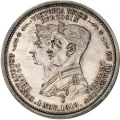 5 Mark - Ernest August Wedding - Pattern