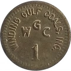 1 Cent - Winding Gulf Coals, Inc. Winding Gulf, West Virginia