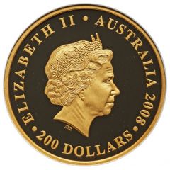 200 Dollars - Elizabeth II 4th Portrait - Koala - Gold Bullion Coin
