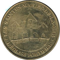 Monnaie de Paris Tourist Token - Les Saintes-Maries-de-la-Mer Le clocher