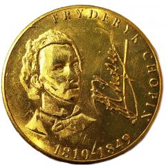 Medal - 200 Rocznica urodzin Fryderyka Chopina