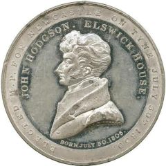 Medal John Hodgson, white metal