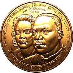 Medal - Martin Luther King, Jr. and Coretta Scott King