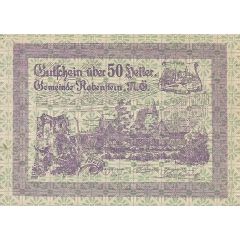 50 Heller Rabenstein