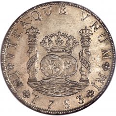 8 Reales - Fernando VI Colonial Milled Coinage