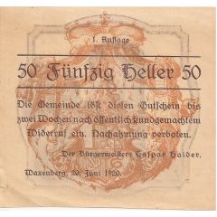 50 Heller Waxenberg