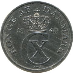 5 Øre - Christian X German Occupation