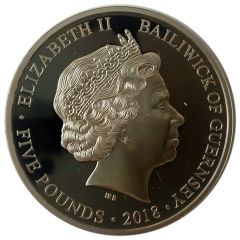 5 Pounds - Elizabeth II Royal Wedding - Henry and Meghan, Silver Proof