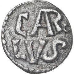 Denier - Charlemagne moneyer Walacarius