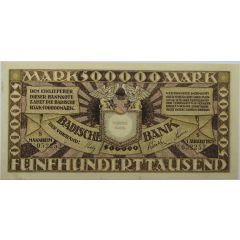 500 000 Mark Badische Bank