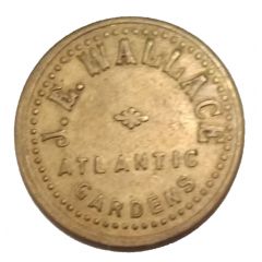 5 Cents - J.E. Wallace Atlantic Gardens