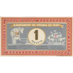 1 Peseta Premià de Mar