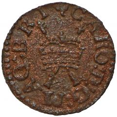 1 Farthing - Charles I Richmond issue, type 3