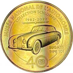 Jeton touristique - Monnaie de Paris - Mulhouse - Musée national de l`automobile 40 ans