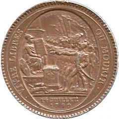 5 Sols Monneron, `Sacrement` type