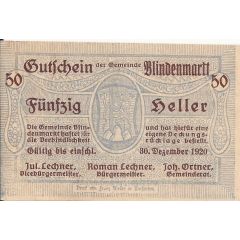 50 Heller Blindenmarkt