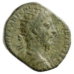 Dupondius - Marcus Aurelius IMP X COS III P P S C, Victory