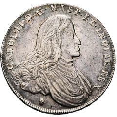 1 Ducaton - Charles II Fourth bust