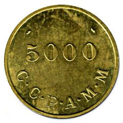 5000 Francs Emergency Coinage