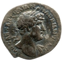 Denarius - Hadrian P M TR P COS III, Genius