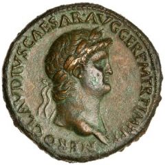 Sestertius - Nero DECVRSIO S C