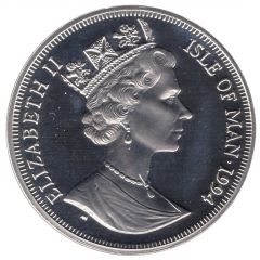 1 Crown - Elizabeth II General Omar Bradley, Silver Proof