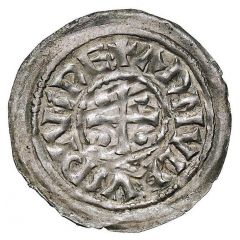 Denier - Arnulf and Berengar I Pavia mint