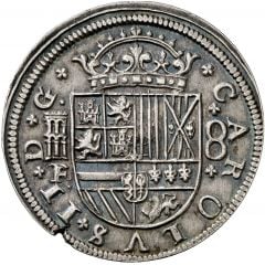 8 Reales - Carlos II milled