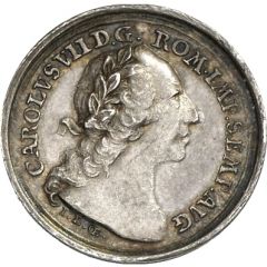 1 Ducat Silver pattern strike, Coronation