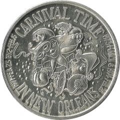Mardi Gras Token - April Fool`s Carnival Club Carnival Time in New Orleans, New Orleans, Louisiana