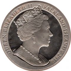 1 Crown - Elizabeth II Sapphire Coronation
