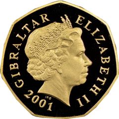 50 Pence - Elizabeth II Christmas, Gold Proof