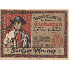 50 Pfennig Spar- und Darlehnskasse