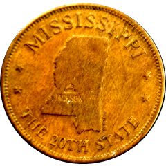 Token - Shell’s States of the Union Coin Game, Version 1 Mississippi