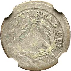 1/2 Real Provisional coinage