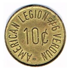 10 Cents - American Legion Verdun