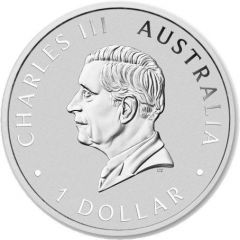 1 Dollar - Charles III 1st Portrait - Wedge Tailed Eagle