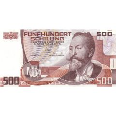 500 Schilling Otto Wagner