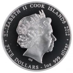 5 Dollars - Elizabeth II Year of the Dragon
